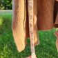 Textured Wool Blend Belted Cardigan - /Beige - M