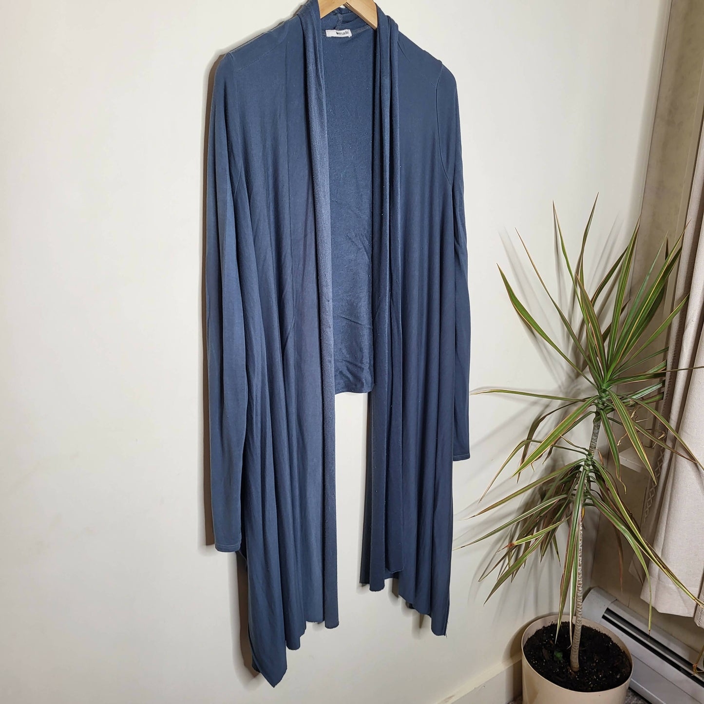 LAmade High-Low Draped Cardigan - /Blue - L