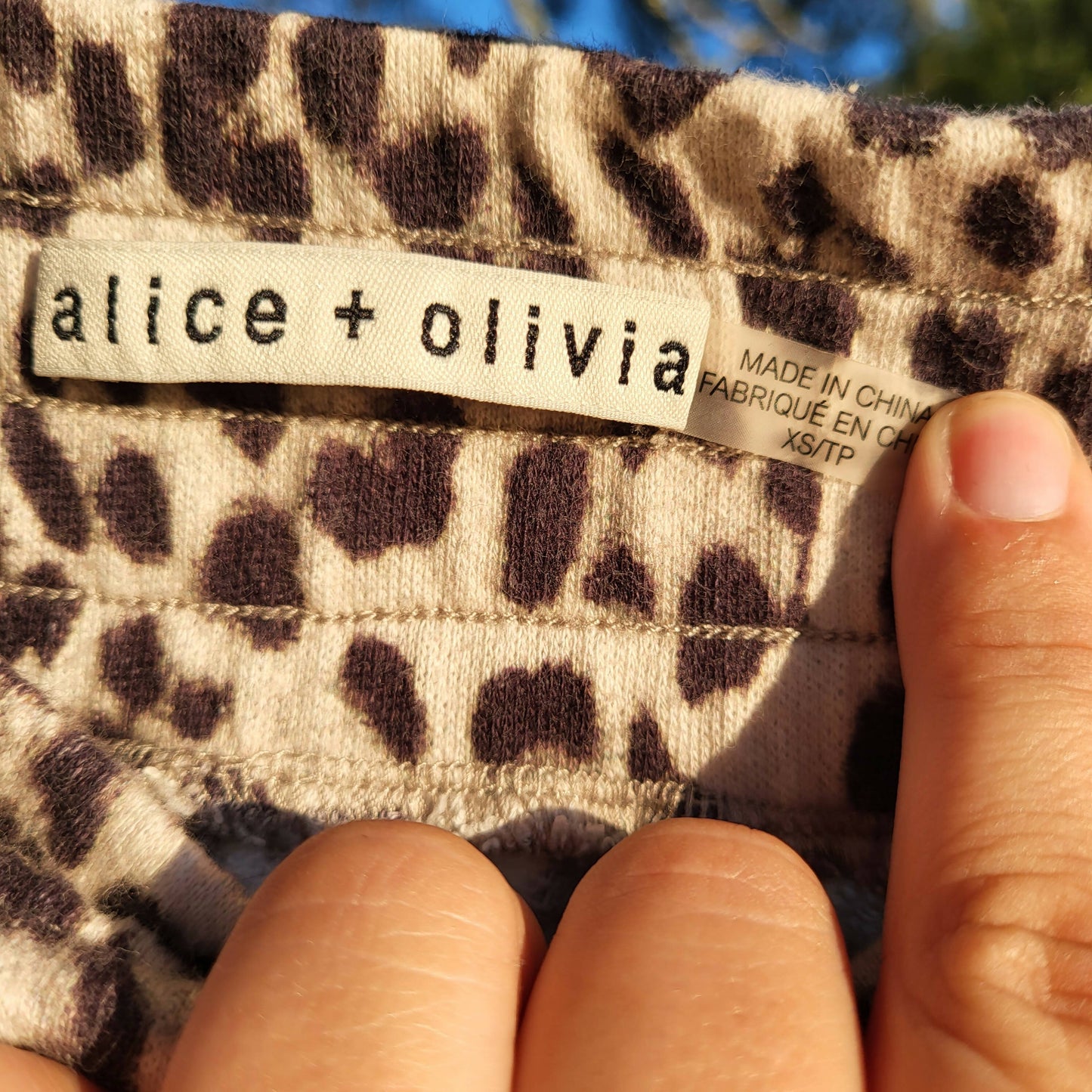 Alice + Olivia Leopard Print Lounge Pants