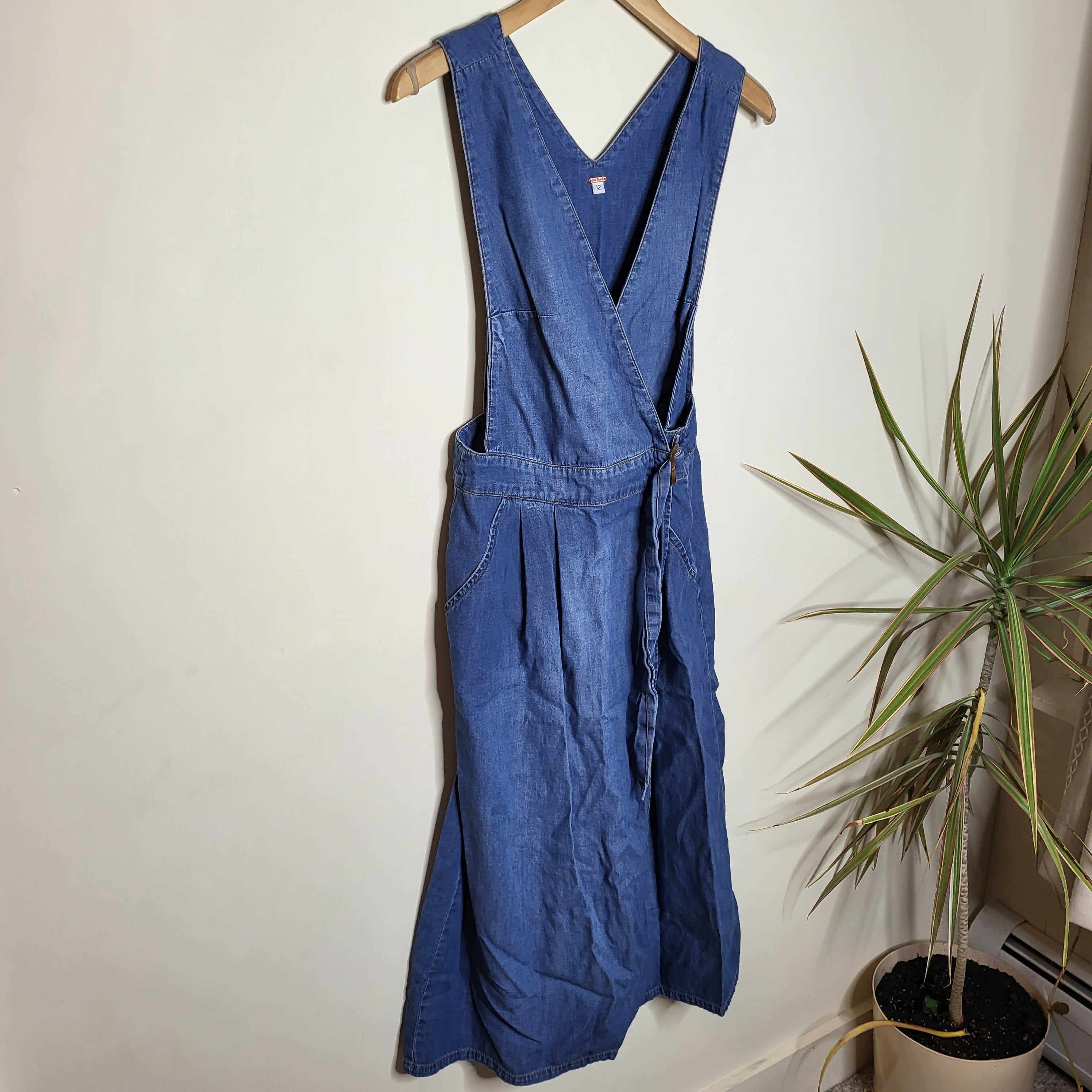 Free People Denim Wrap Dress