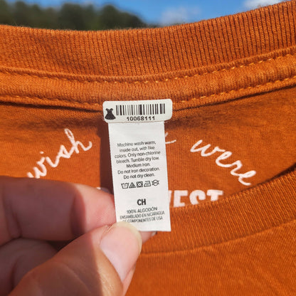 Wish You Were Northwest Wish Tee - /Orange - S