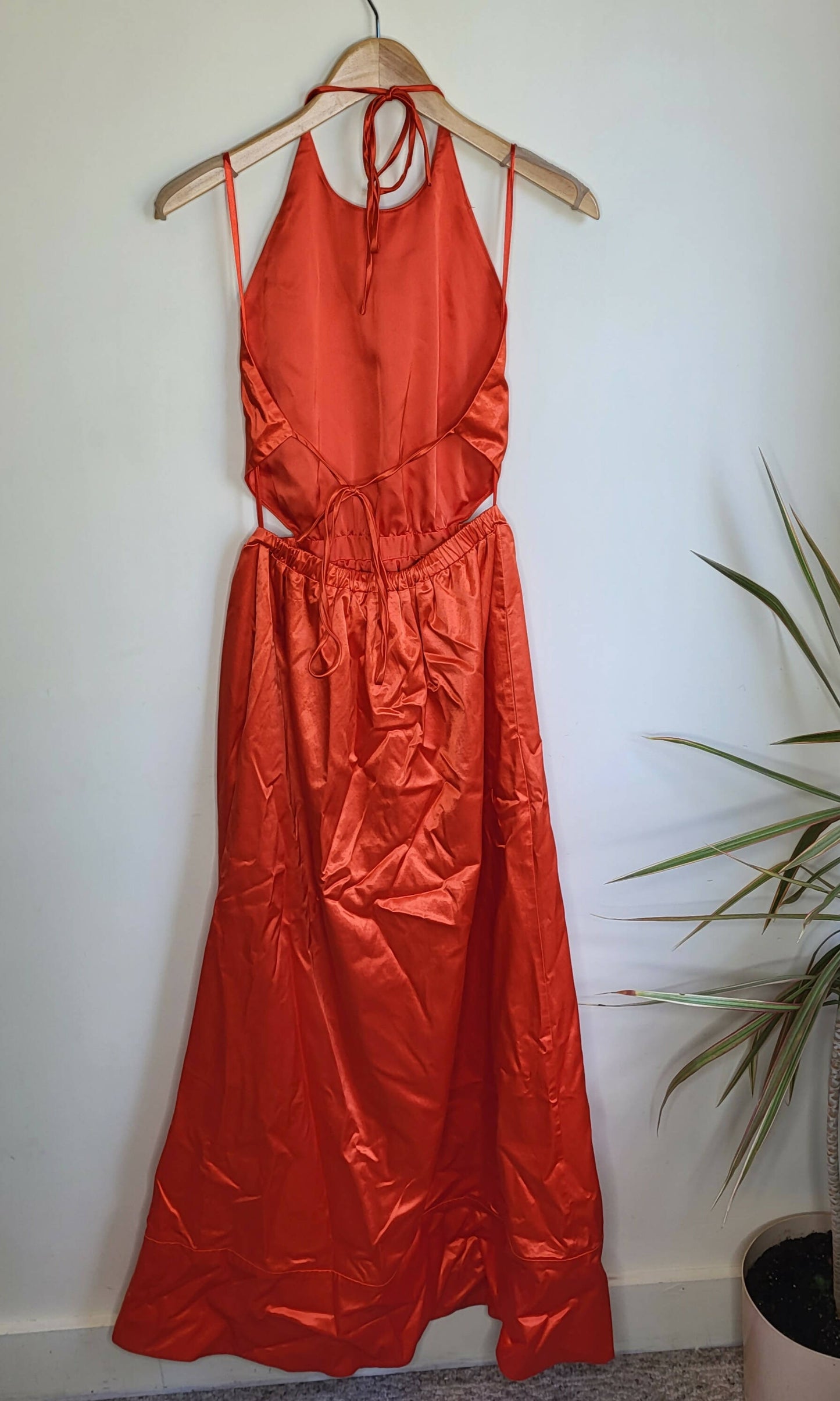 STAUD Sidney Maxi Dress - Orange