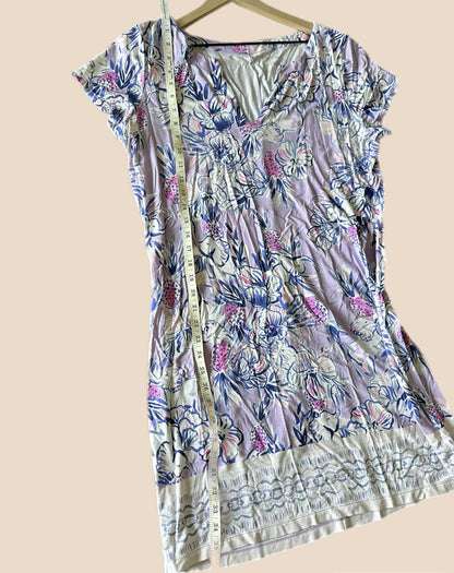 Lilly Pulitzer UPF 50+ Sophiletta Dress - Floral - Purple Multi/Light Lilac