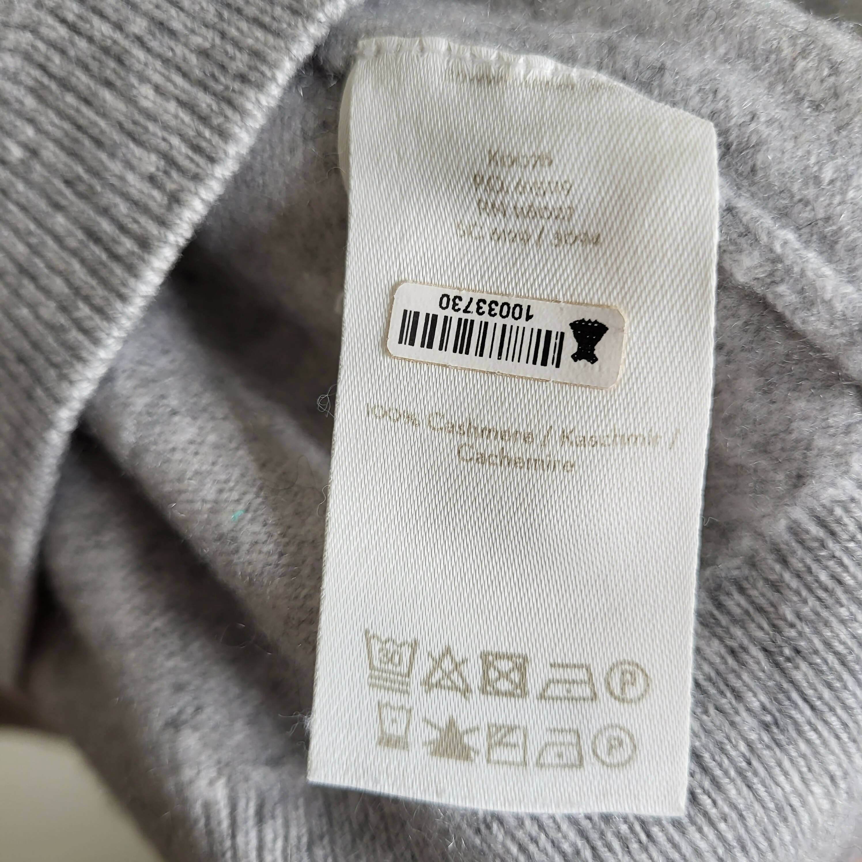 Boden Long Sleeve V-Neck Cashmere Sweater - /Gray