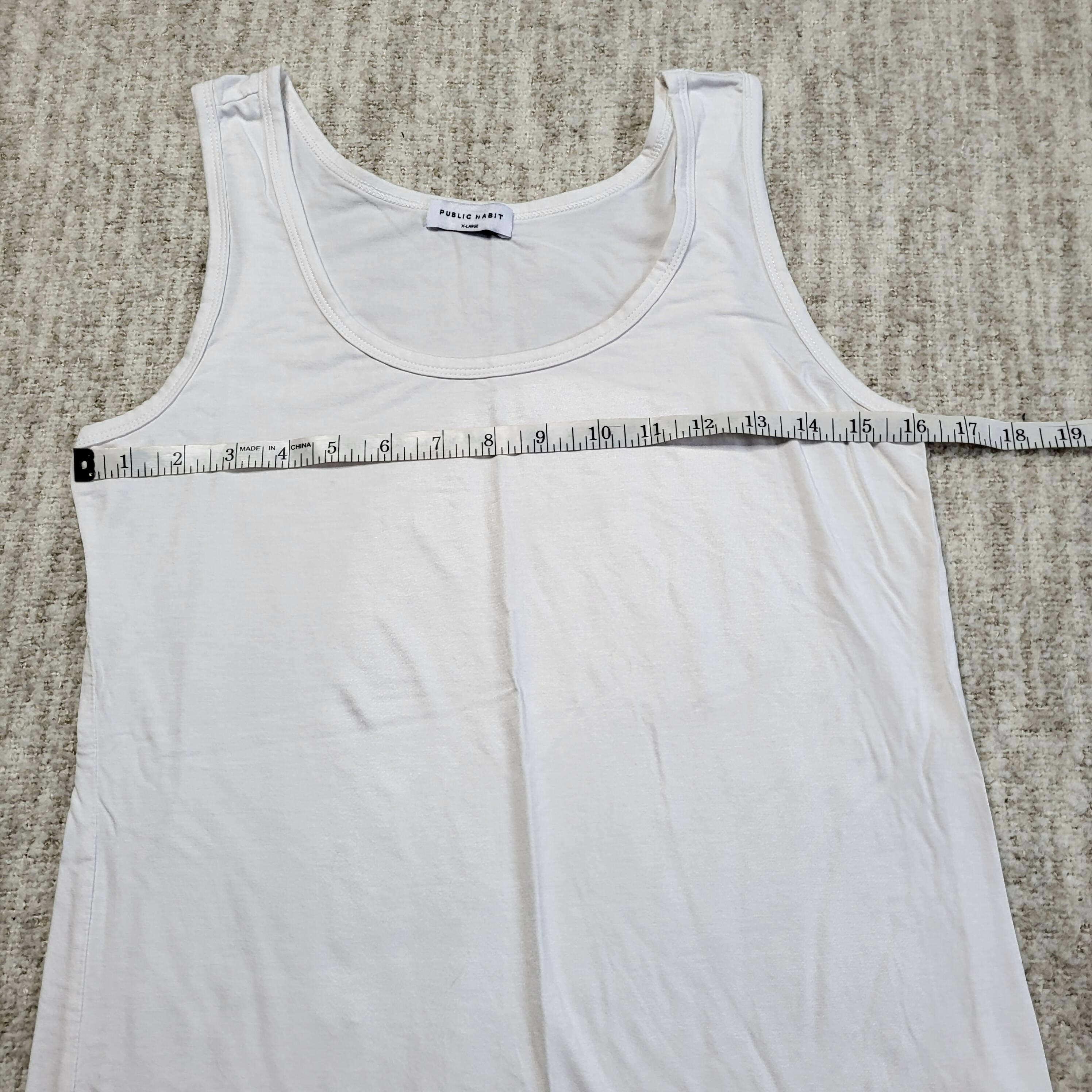 Public Habit Modal Tank Top - White - XL