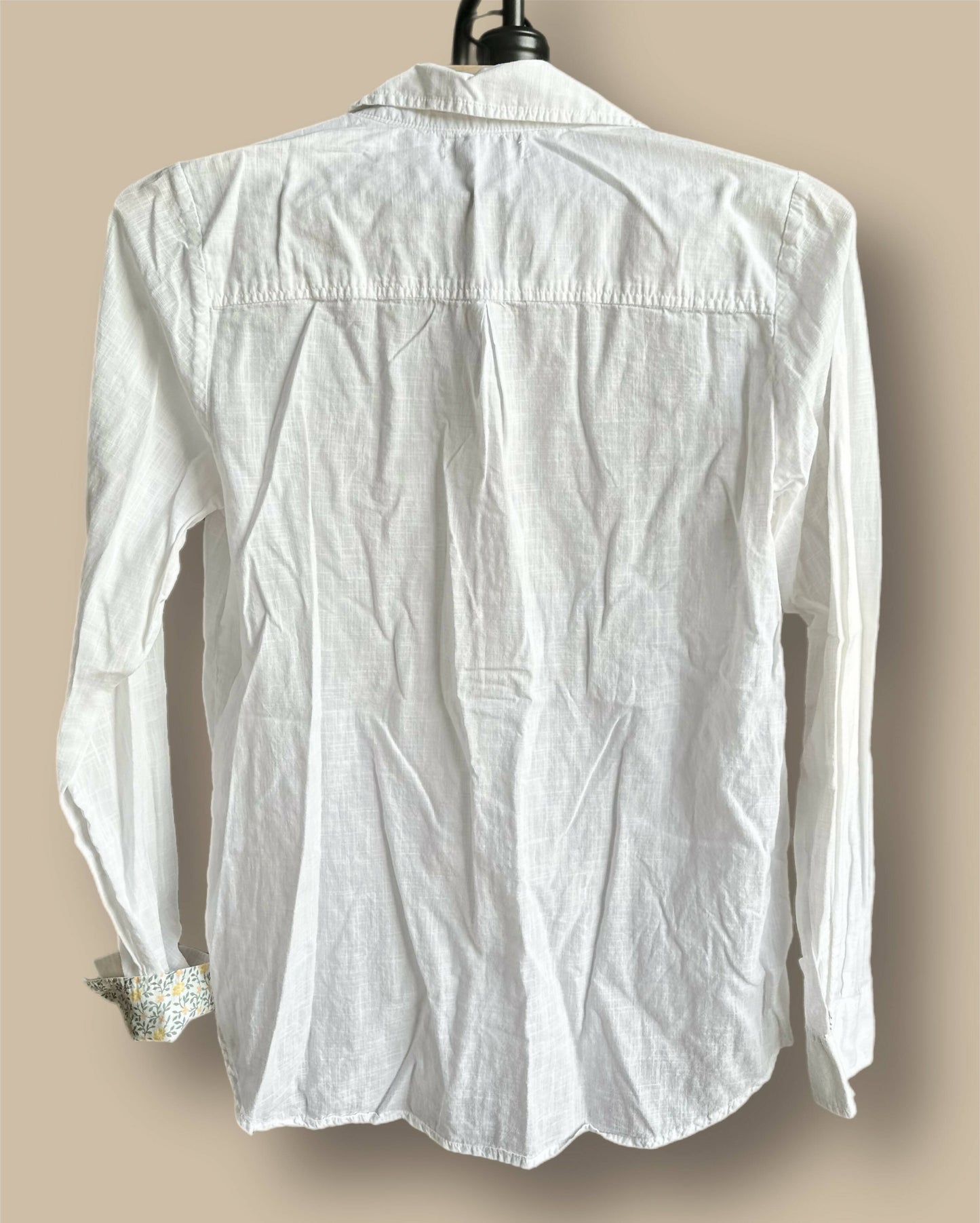 Michael Stars Joanna Lightweight Button Down Shirt - White