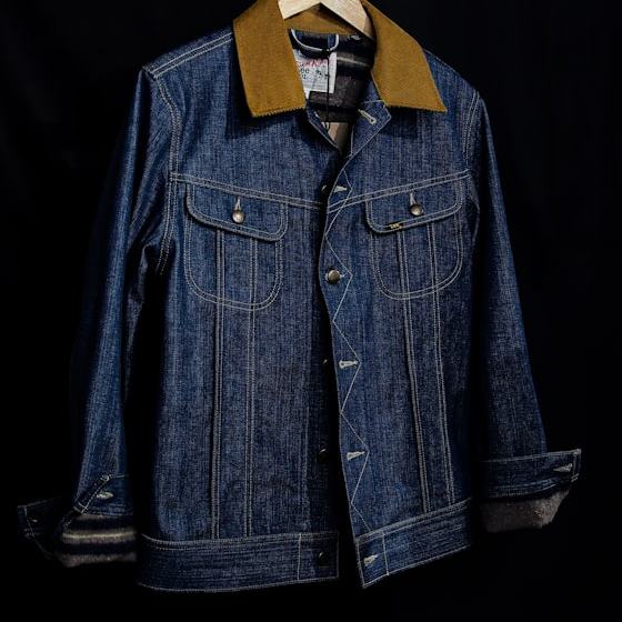 Vintage denim jacket listing photo