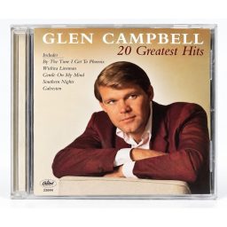 Glen Campbell 20 Greatest Hits CD Capitol Nashville Country Music Com…
