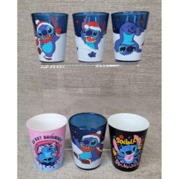 Disney Lilo and Stitch Shot Glass Collection Stitch Christmas Glass &…