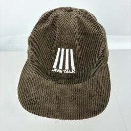 Jive Talk Embroidered Brown Corduroy Baseball Trucker Hat Cap
