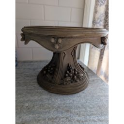 Vintage Southern Living At Home Jackson Cake Pedestal Plate Goldish…