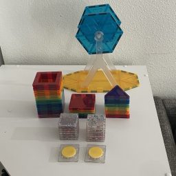 Picasso Tiles Magnetic Ferris Wheel 62 Piece Building Set RETIRED PT…