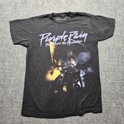 Prince Purple Rain And The Revolution Graphic T-Shirt Black Small 100…